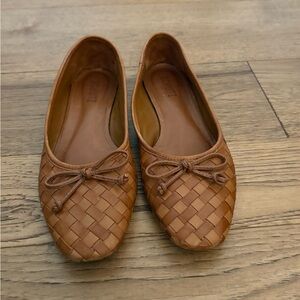 SCHUTZ Brown Woven Flats